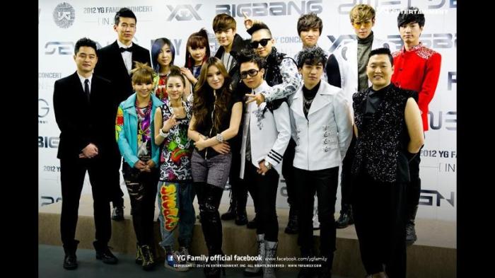 Artistas da yg entertainment