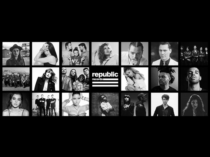 Artistas da republic records