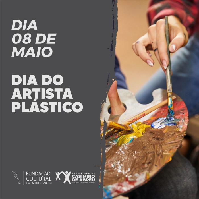 Dia do artista plastico